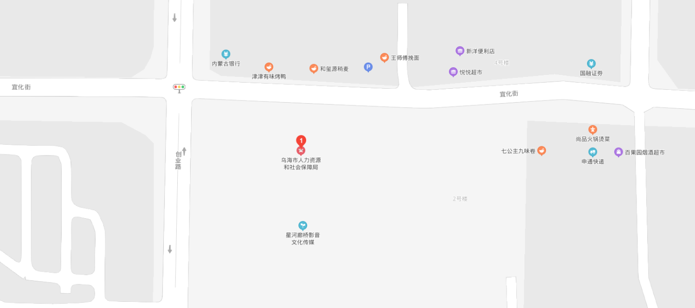 人社局地图位置